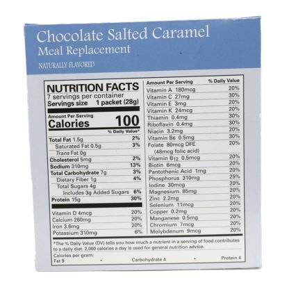 Chocolate Salted Caramel Shake nutrition