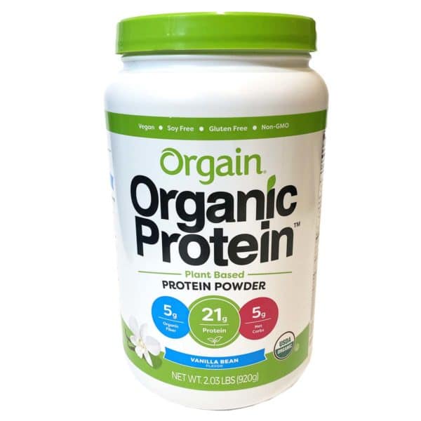 Orgain Vanilla – plant based protein powder – betterMD shop