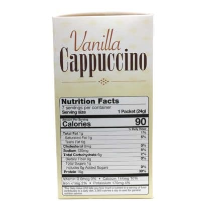 Vanilla Cappuccino nutrition