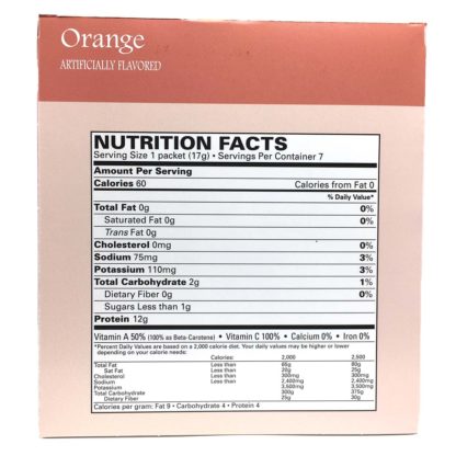 Orange Drink nutrition