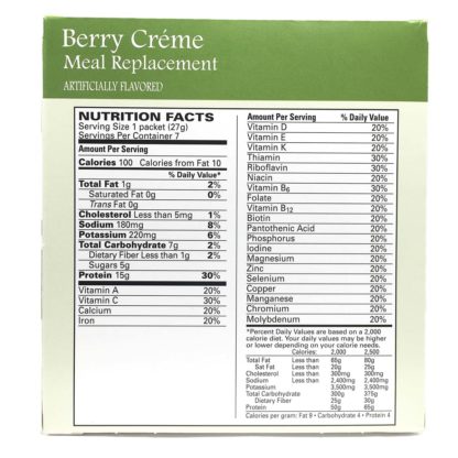 Berry Creme Smoothie nutrition