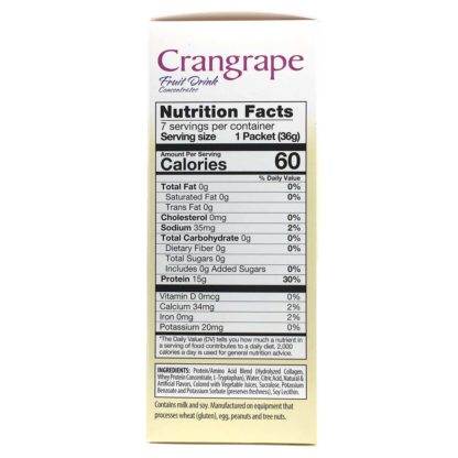 Crangrape Fruit Drink Concentrate nutrition