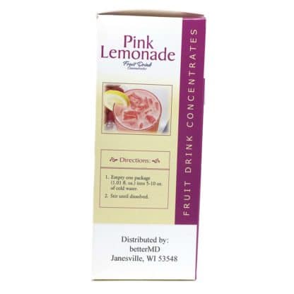 Pink Lemonade Fruit Drink Concentrate distributed by