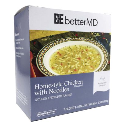 Homestyle Chicken with Noodles Soup carton