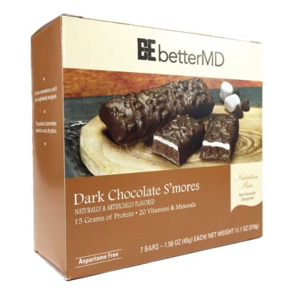 Dark Chocolate S'mores Bar carton