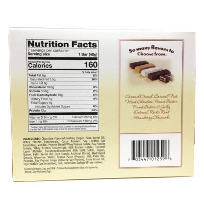 Caramel Nut Bar nutrition