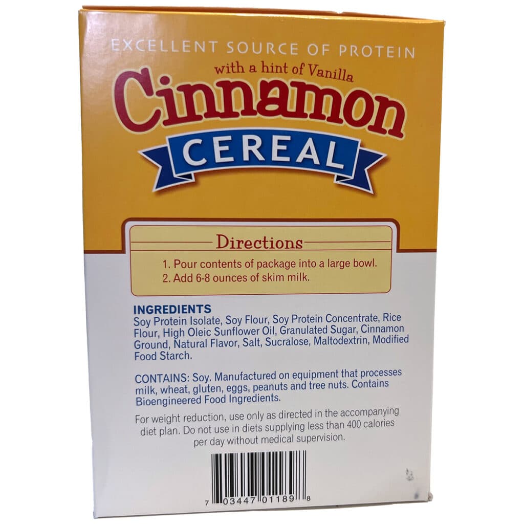 Cinnamon Vanilla Cereal betterMD shop